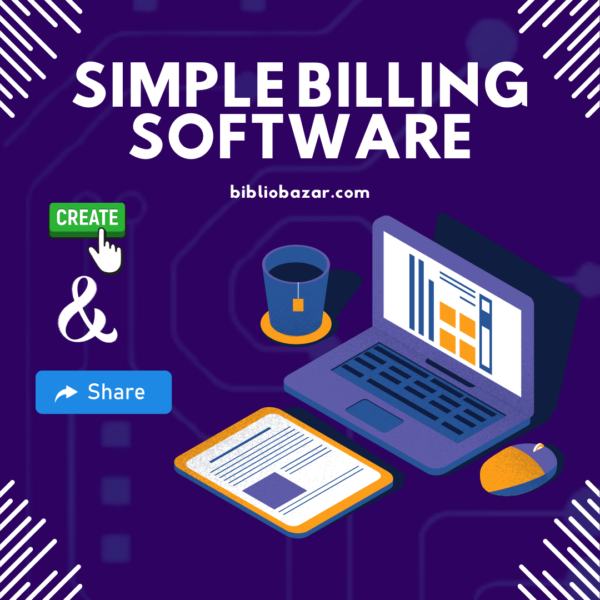 Billing Software Simple by Bibliobazar Digital Solutions