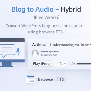 تحويل المدونة إلى صوت